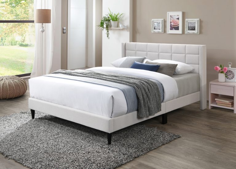 Regina Bed Natural Fabric